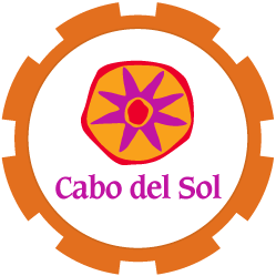 orange poker chip